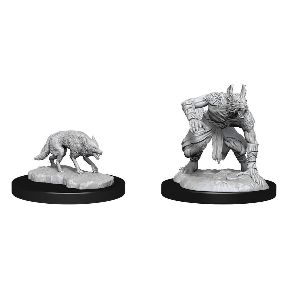 D&D Nolzurs Marvelous Unpainted Miniatures Jackalwere & Jackal-1
