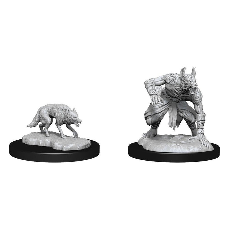 D&D Nolzurs Marvelous Unpainted Miniatures Jackalwere & Jackal-1