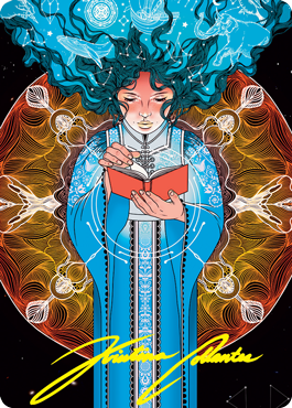 Memory Lapse Art Card (Gold-Stamped Signature) [Strixhaven: School of Mages Art Series]-1
