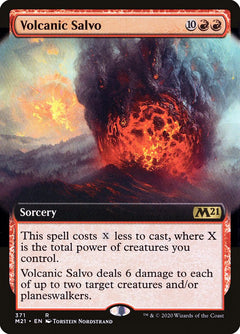 Volcanic Salvo (Extended Art) [Core Set 2021]-1
