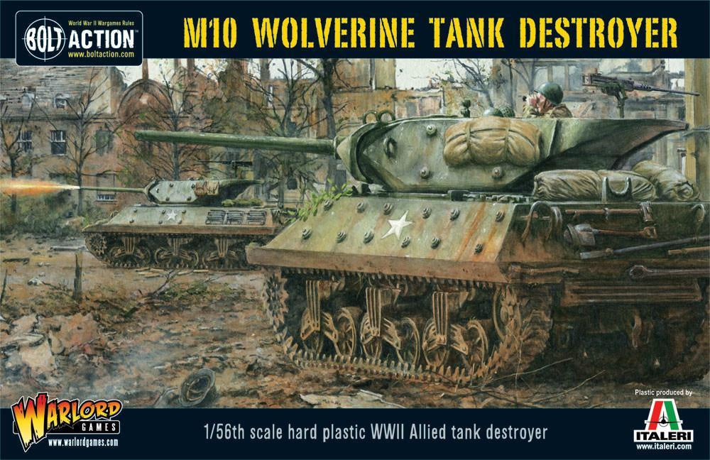 28mm Bolt Action - M10 Tank Destroyer/Wolverine (Plastic Box)-1