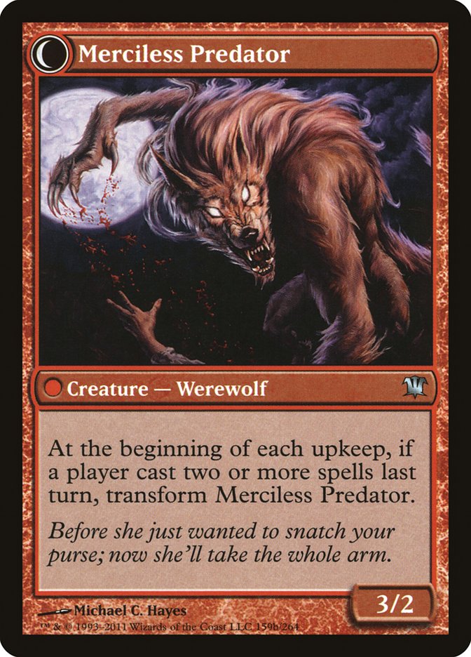 Reckless Waif // Merciless Predator [Innistrad]-2
