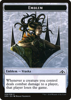 Vraska Emblem // Human Double-Sided Token [Challenger Decks 2020 Tokens]-1