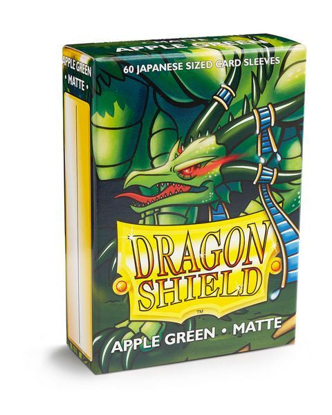 Sleeves - Dragon Shield Japanese - Box 60 - Apple Green Matte-1