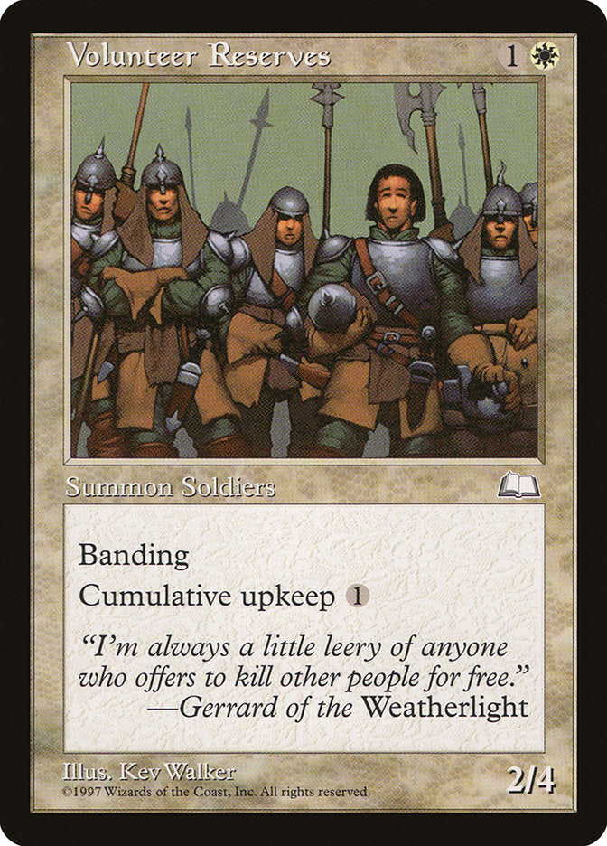 Volunteer Reserves [Weatherlight]-1