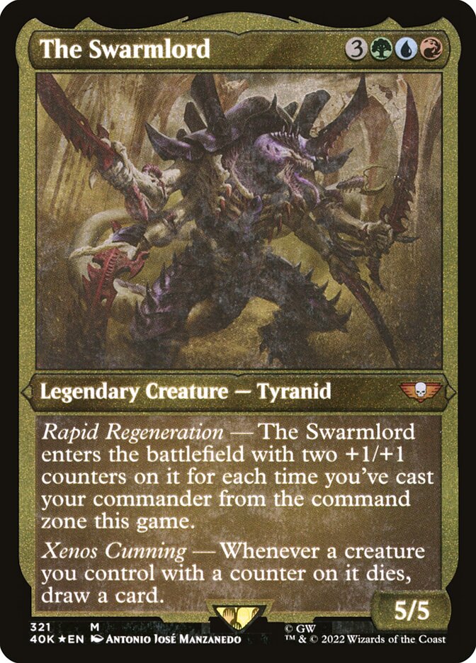 The Swarmlord (Display Commander) (Surge Foil) [Warhammer 40,000]-1