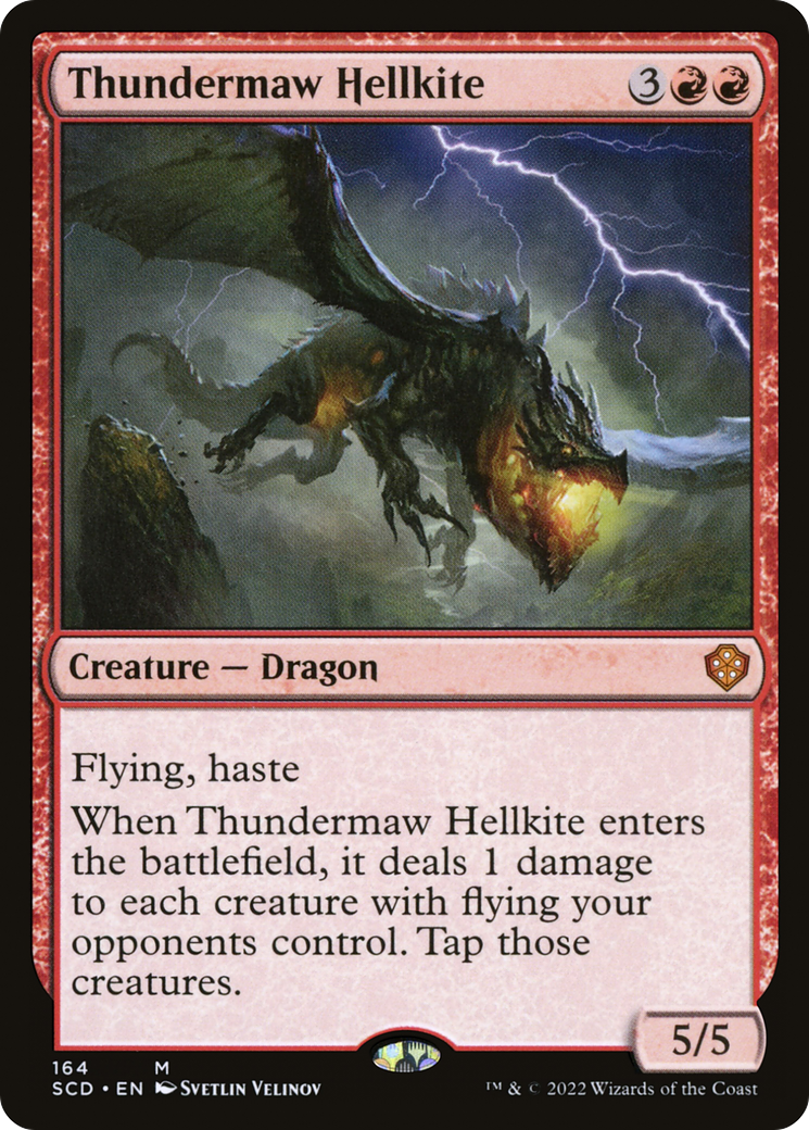 Thundermaw Hellkite [Starter Commander Decks]-1