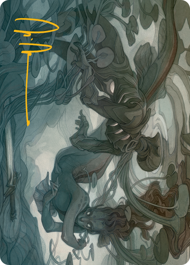 Emry, Lurker of the Loch Art Card (Gold-Stamped Signature) [March of the Machine Art Series]-1