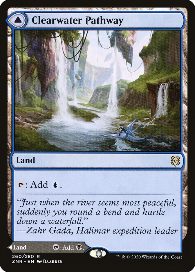 Clearwater Pathway // Murkwater Pathway [Zendikar Rising]-1