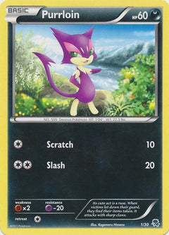 Purrloin (1/30) [Black & White: Trainer Kit - Zoroark]-1