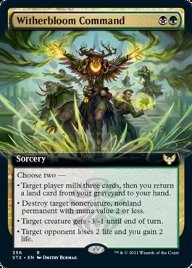 Witherbloom Command (Extended Art) [Strixhaven: School of Mages]-1