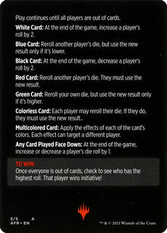 Roll for Initiative (Magic Minigame) [Dungeons & Dragons: Adventures in the Forgotten Realms Minigame]-2