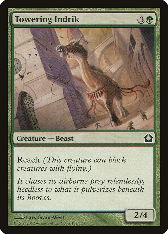 Towering Indrik [Return to Ravnica]-1