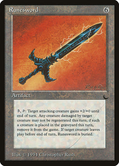 Runesword (Misprinted) [The Dark]-1