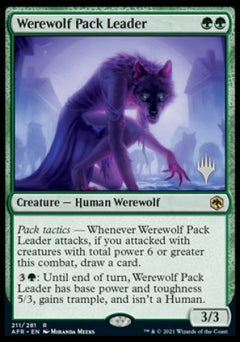 Werewolf Pack Leader (Promo Pack) [Dungeons & Dragons: Adventures in the Forgotten Realms Promos]-1