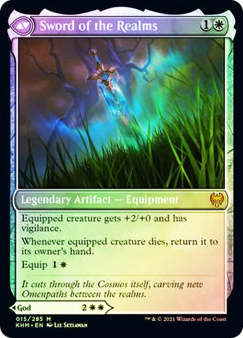 Halvar, God of Battle // Sword of the Realms [Kaldheim Prerelease Promos]-2
