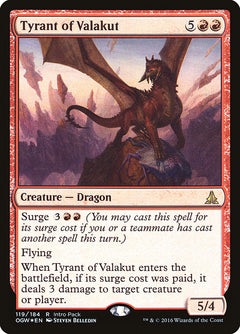 Tyrant of Valakut (Intro Pack) [Oath of the Gatewatch Promos]-1