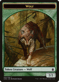 Wolf Token (016/019) [Commander Anthology Tokens]-1