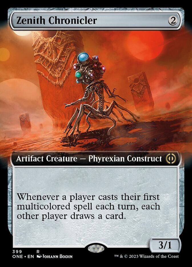 Zenith Chronicler (Extended Art) [Phyrexia: All Will Be One]-1