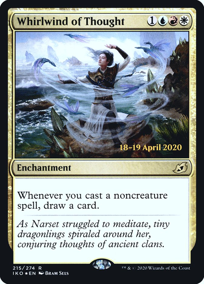 Whirlwind of Thought [Ikoria: Lair of Behemoths Prerelease Promos]-1