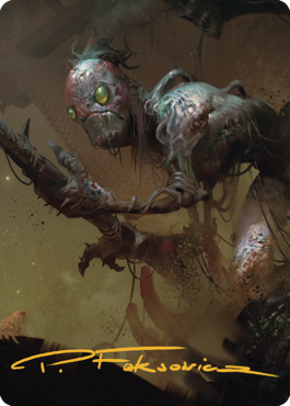 Mold Folk Art Card (Gold-Stamped Signature) [Commander Legends: Battle for Baldur's Gate Art Series]-1