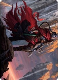 Anowon, the Ruin Thief Art Card [Zendikar Rising Art Series]-1