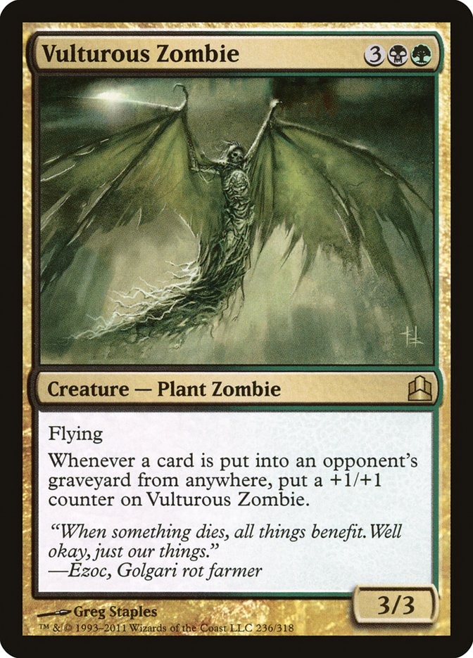 Vulturous Zombie [Commander 2011]-1