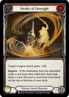 Stroke of Foresight (Red) [U-WTR138] (Welcome to Rathe Unlimited)  Unlimited Normal-1