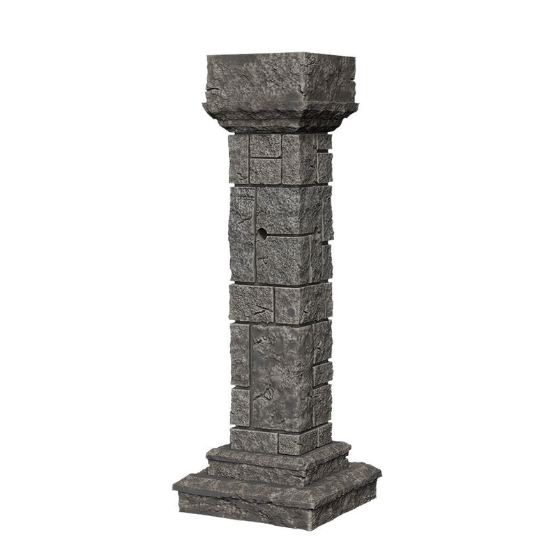 WizKids Deep Cuts Unpainted Miniatures Pillars and Banners-1