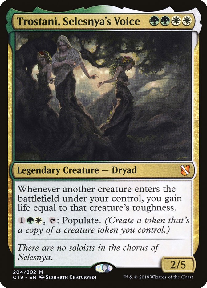 Trostani, Selesnya's Voice [Commander 2019]-1