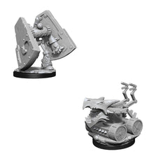 D&D Nolzurs Marvelous Unpainted Miniatures Stone Defender & Oaken Bolter-1