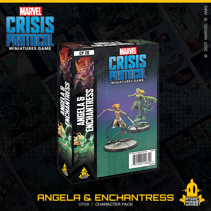 Marvel Crisis Protocol Miniatures Game Angela & Enchantress-1