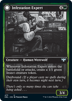 Infestation Expert // Infested Werewolf [Innistrad: Double Feature]-1