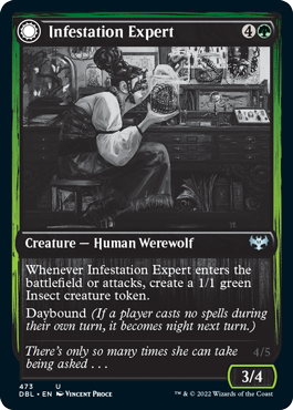 Infestation Expert // Infested Werewolf [Innistrad: Double Feature]-1