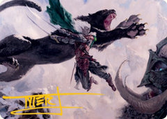 Drizzt Do'Urden Art Card (Gold-Stamped Signature) [Dungeons & Dragons: Adventures in the Forgotten Realms Art Series]-1