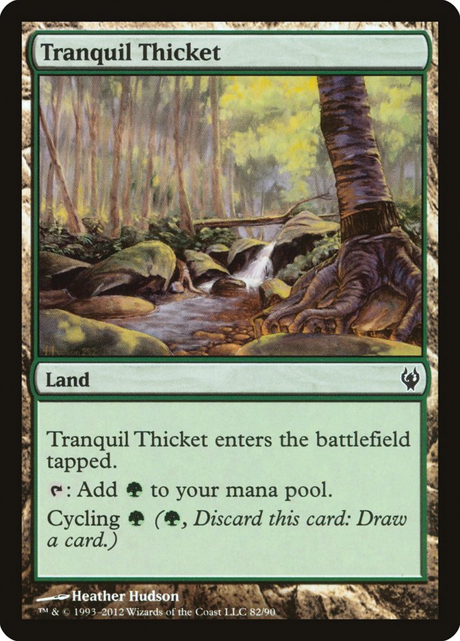 Tranquil Thicket [Duel Decks: Izzet vs. Golgari]-1