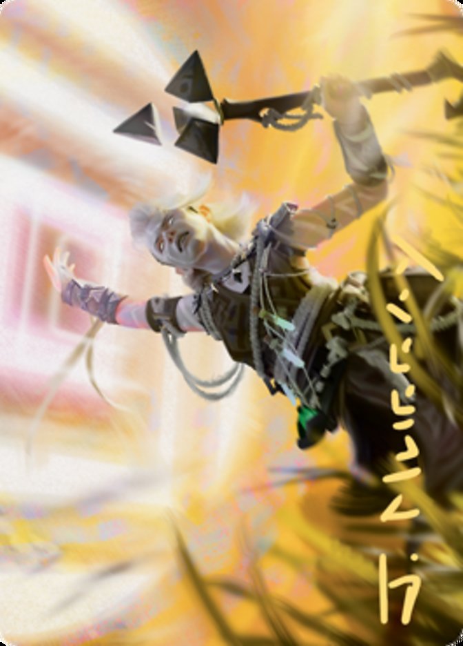 Kor Celebrant Art Card (Gold-Stamped Signature) [Zendikar Rising Art Series]-1