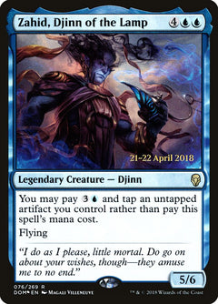 Zahid, Djinn of the Lamp [Dominaria Prerelease Promos]-1