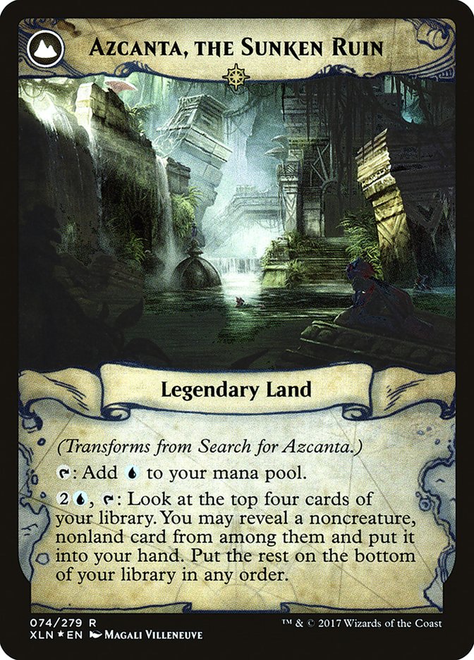 Search for Azcanta // Azcanta, the Sunken Ruin [Ixalan Prerelease Promos]-2