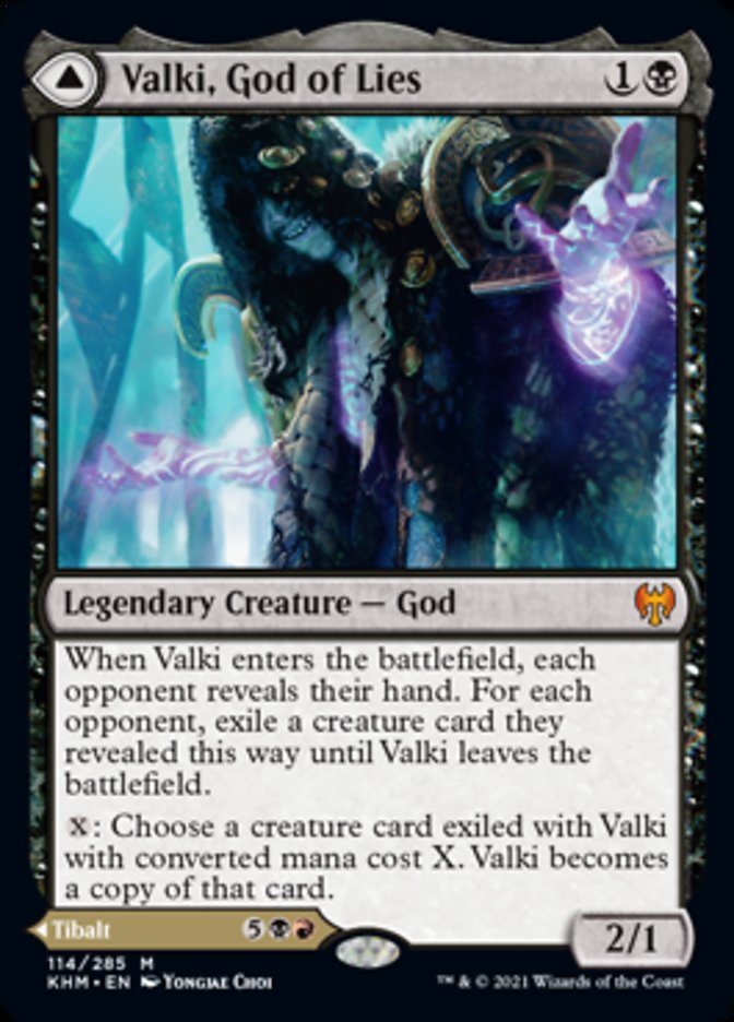 Valki, God of Lies // Tibalt, Cosmic Impostor [Kaldheim]-1