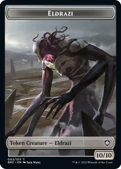 Servo // Eldrazi Double-Sided Token [The Brothers' War Commander Tokens]-2