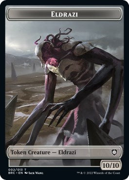 Servo // Eldrazi Double-Sided Token [The Brothers' War Commander Tokens]-2