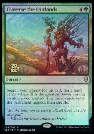 Traverse the Outlands [Commander Legends: Battle for Baldur's Gate Prerelease Promos]-1