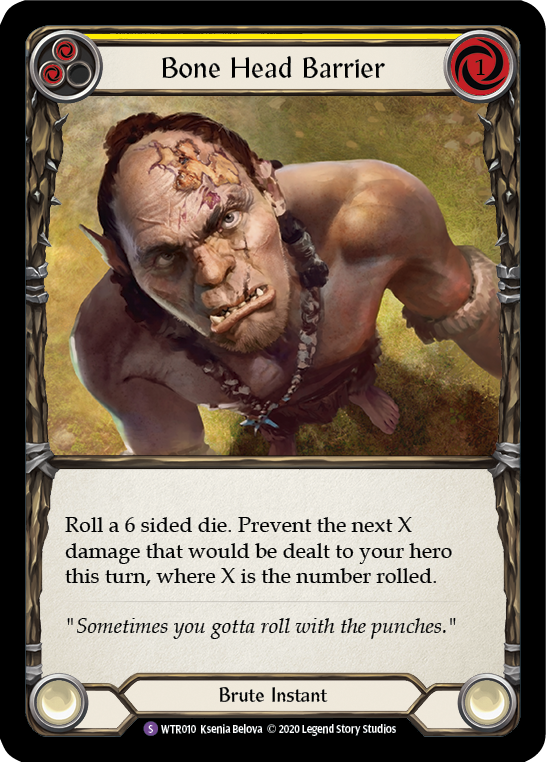 Bone Head Barrier [U-WTR010] (Welcome to Rathe Unlimited)  Unlimited Rainbow Foil-1