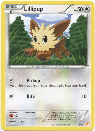 Lillipup (1/30) [Black & White: Trainer Kit - Excadrill]-1