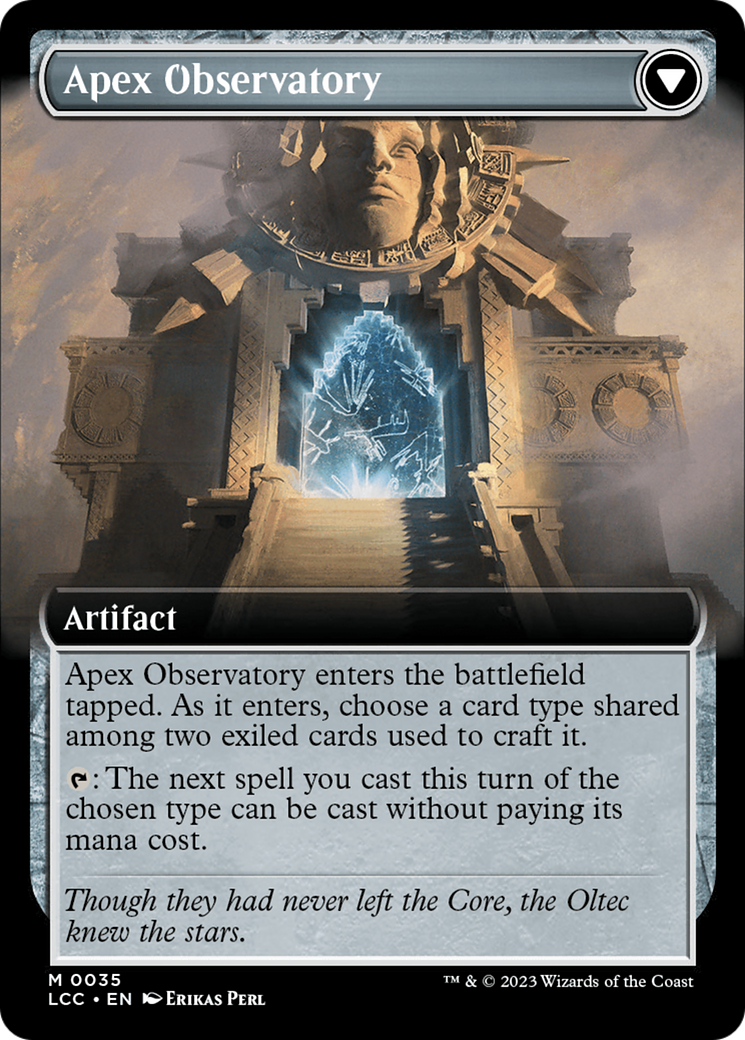 Eye of Ojer Taq // Apex Observatory (Extended Art) [The Lost Caverns of Ixalan Commander]-2