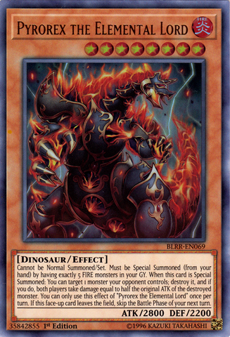 Pyrorex the Elemental Lord [BLRR-EN069] Ultra Rare