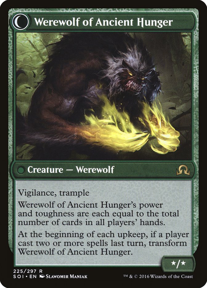 Sage of Ancient Lore // Werewolf of Ancient Hunger [Shadows over Innistrad]-2