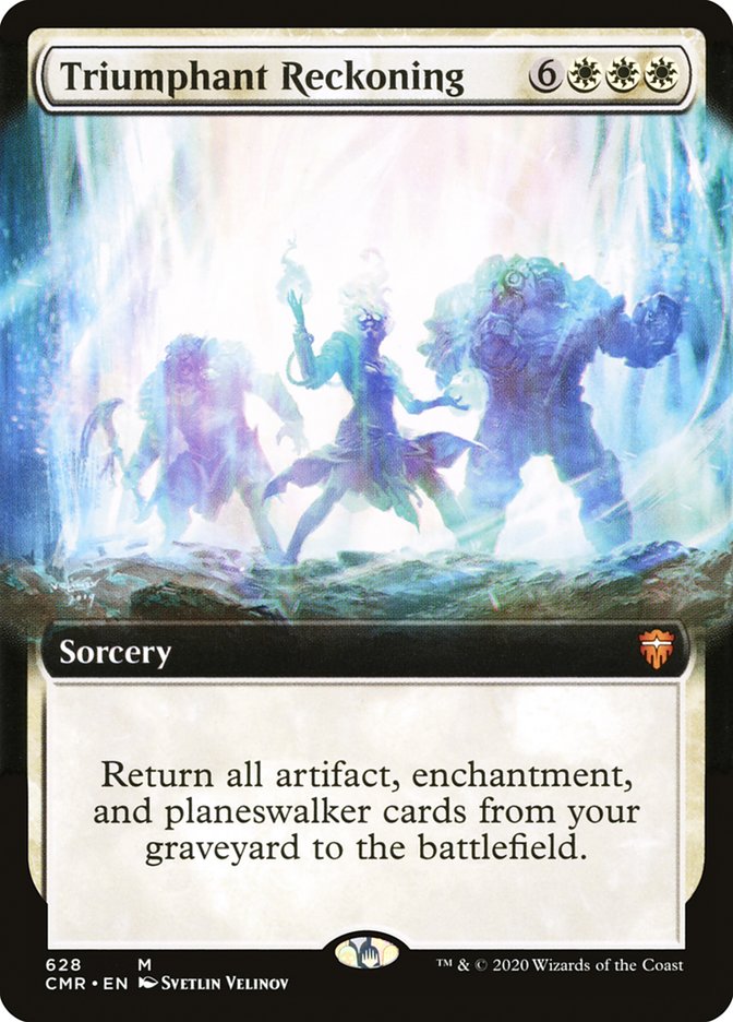 Triumphant Reckoning (Extended Art) [Commander Legends]-1
