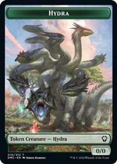 Snake // Hydra Double-Sided Token [Dominaria United Commander Tokens]-2